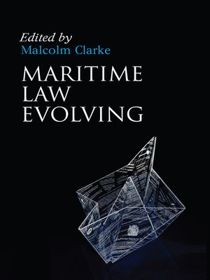 cover image of Maritime Law Evolving